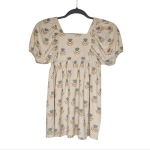 NEW Rylee + Cru Brea Floral Tulip Print Puff Sleeve Dress 6-7 Years